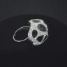 Кольцо с кристаллами Сваровски и эмалью 34512