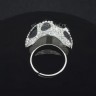 Кольцо с кристаллами Сваровски и эмалью 34512