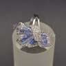 Коктейльное кольцо с кристаллами Сваровски 31659